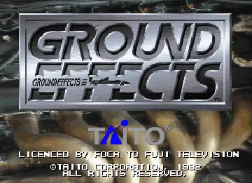 Ground Effects / Super Ground Effects (Japan) screen shot title